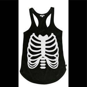 Tipsy Elves Skeleton Tank size XS